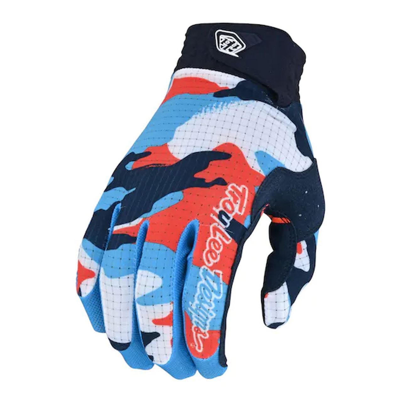 Troy Lee Designs Youth Air Formula Navy Orange Gloves